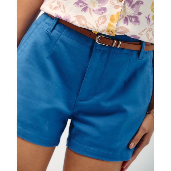 Short Mujer Maddyson Azulino Brillante