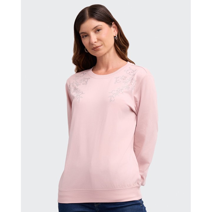Polo Mujer Layali Rosado Vintage