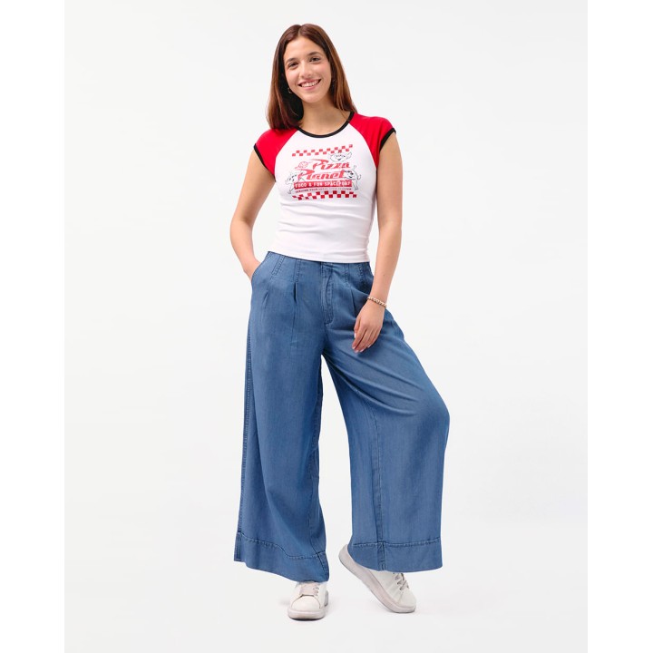 Pantalón Mujer Kamaria Medium Wash