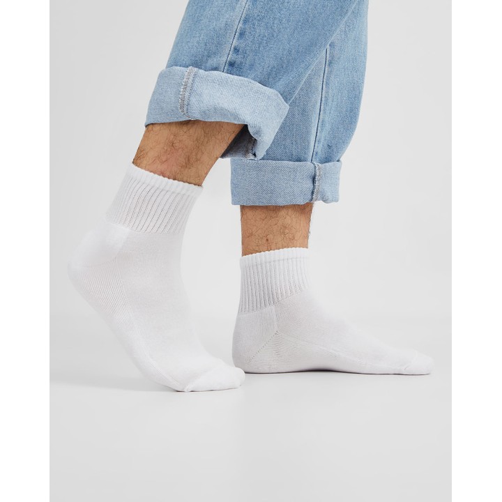 Pack x 3 Calcetines Hombre Billy Blanco/Gris/Negro