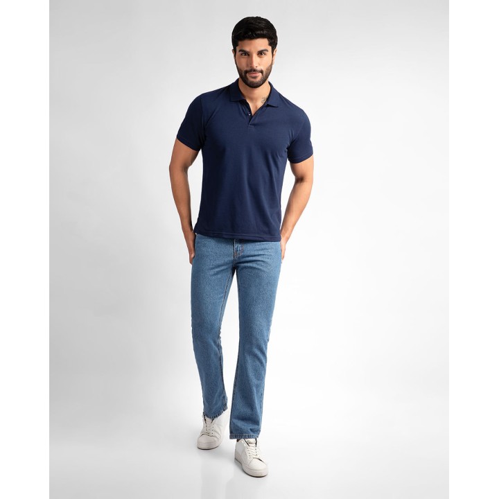 Polo Cuello Camisa Hombre Renato Azul Náutico