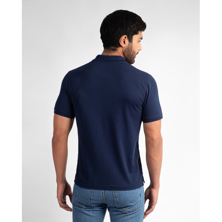 Polo Cuello Camisa Hombre Renato Azul Náutico