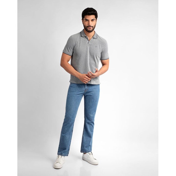 Polo Cuello Camisa Hombre Ashyto Azul Náutico