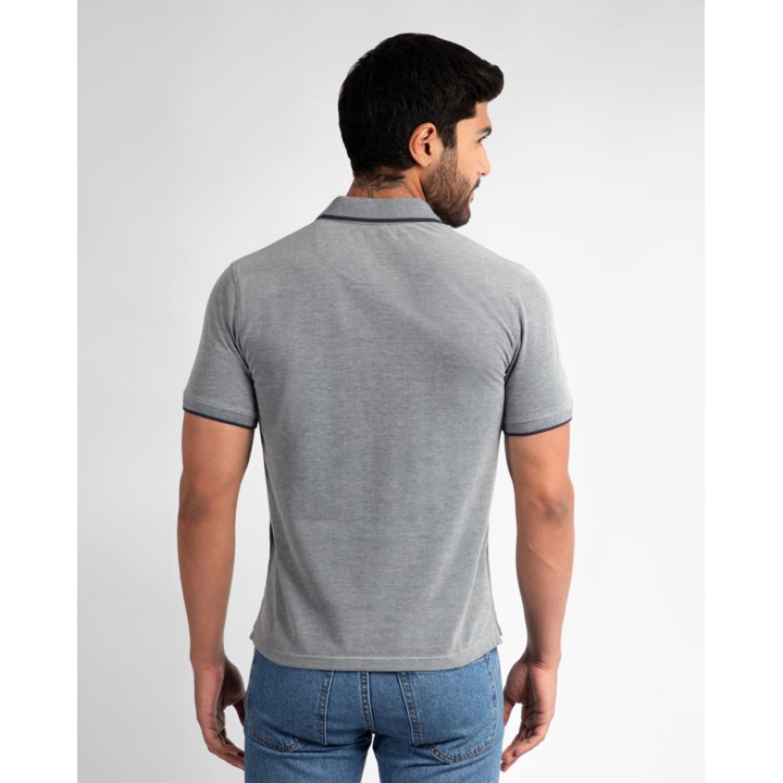 Polo Cuello Camisa Hombre Ashyto Azul Náutico