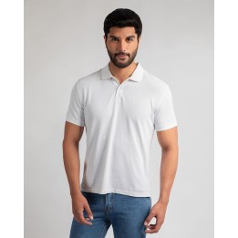 Polo Cuello Camisa Hombre Ashyto Blanco