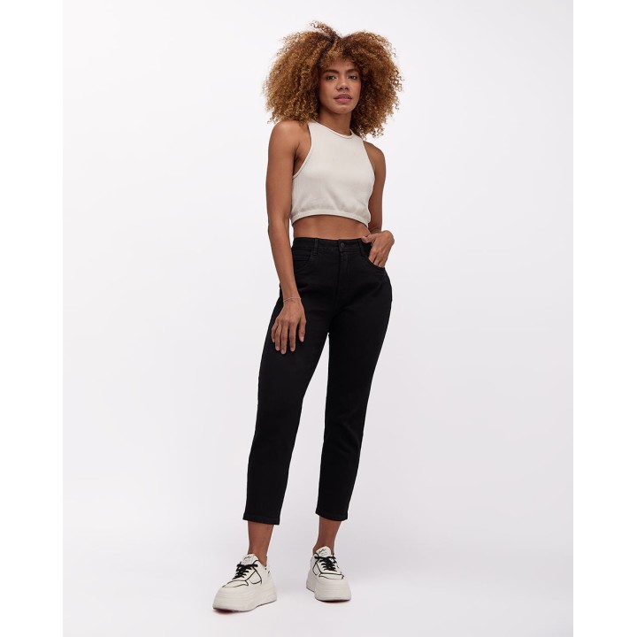 Jean Mujer Laura Negro Denim