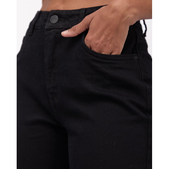 Jean Mujer Laura Negro Denim
