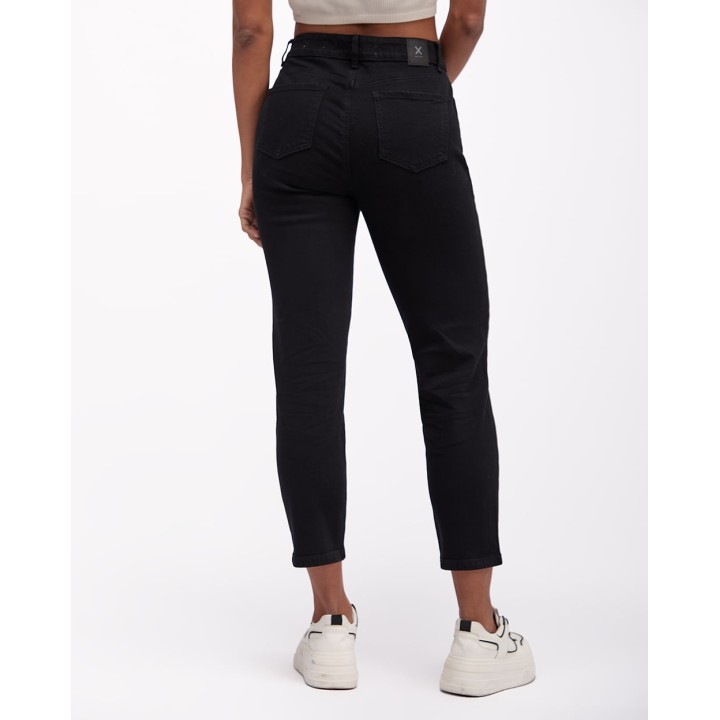 Jean Mujer Laura Negro Denim