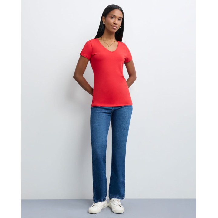 Polo Mujer Dora Core Rojo