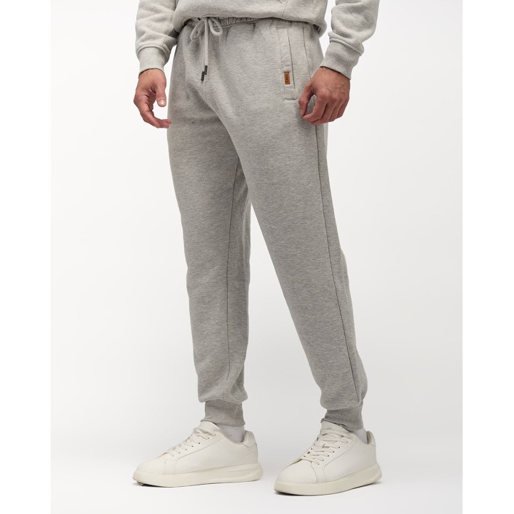Jogger Hombre Juan Core Gris Fit Poly Htr