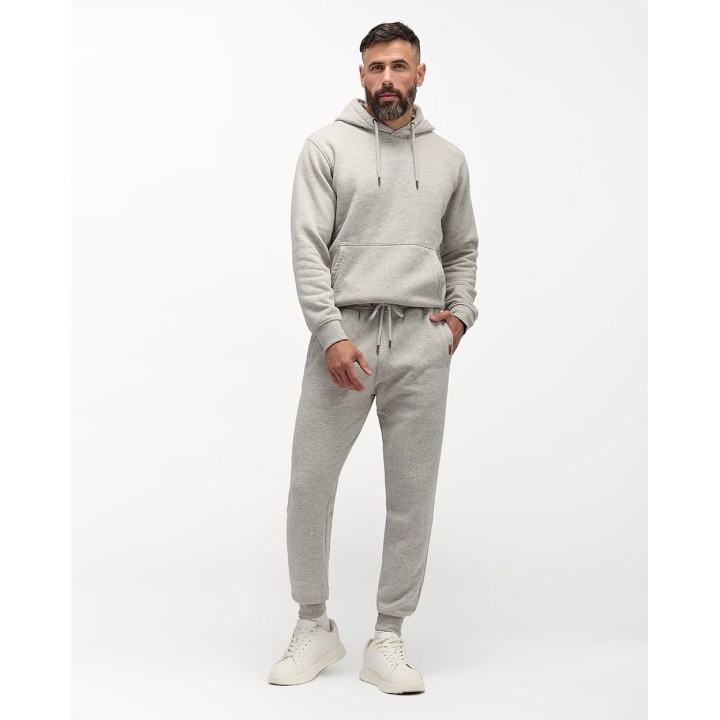 Jogger Hombre Juan Core Gris Fit Poly Htr