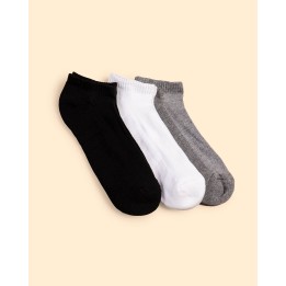 Calcetines Pack x 3 Hombre Mitzo Blanco/Gris/Negro