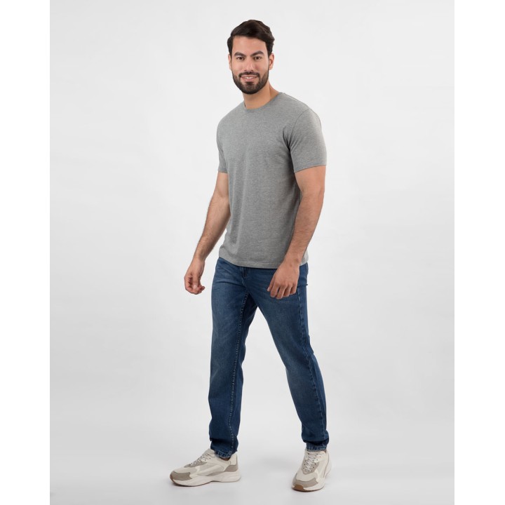 Polo Hombre José Core Plomo Melange