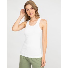 Top Mujer Mey Core Blanco