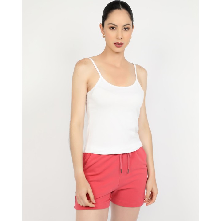 Top Mujer Rubí Core Tiras Blanco