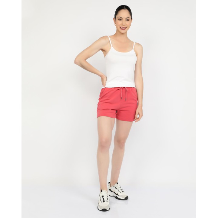 Top Mujer Rubí Core Tiras Blanco