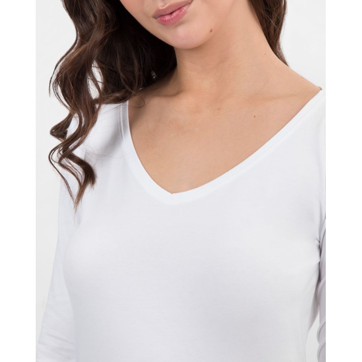 Polo Mujer Mariluna Core Blanco