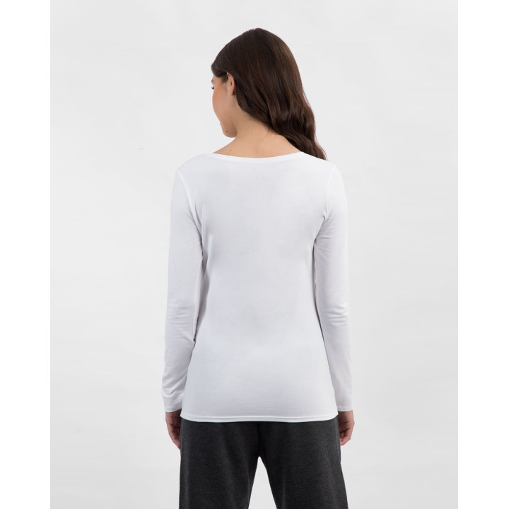 Polo Mujer Mariluna Core Blanco