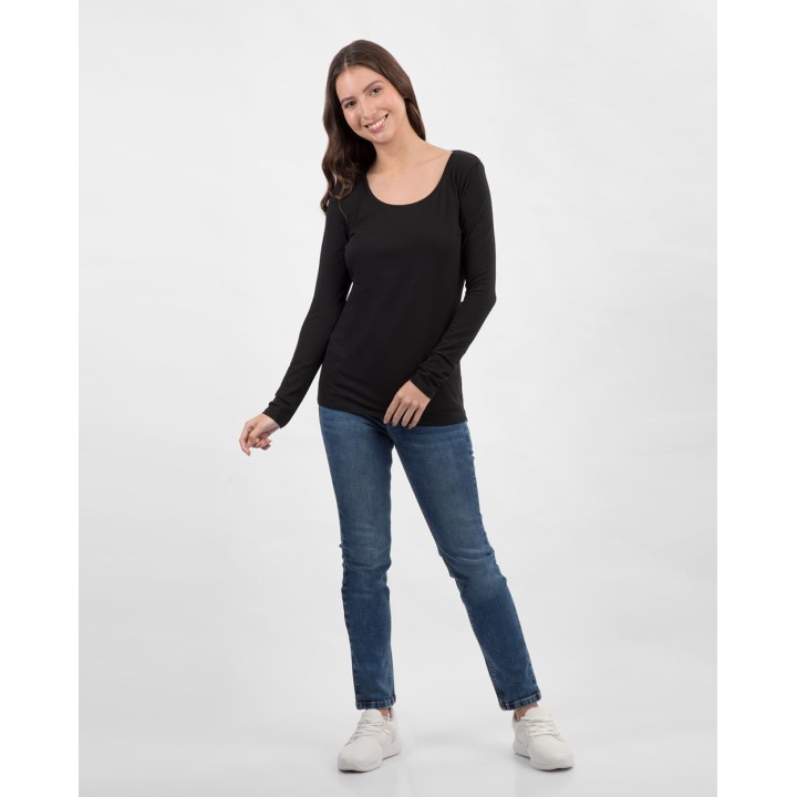 Polo Mujer Maricielo Core Negro
