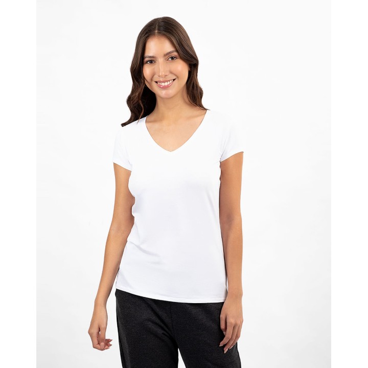 Polo Mujer Dora Core Blanco
