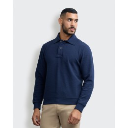 Polera Hombre Aaron Azul Oxford