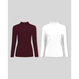 Pack de 2 cafarenas blanco óptico / vino uva