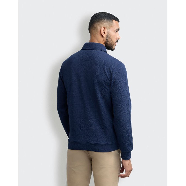 Polera Hombre Aaron Azul Oxford
