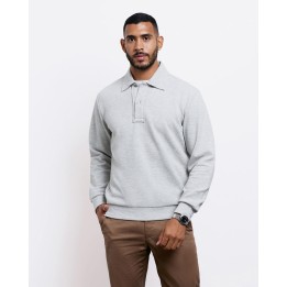 Polera Hombre Aaron Grey Fit Poly Htr