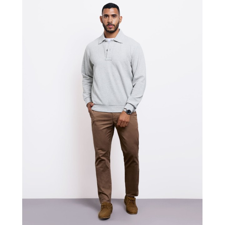 Polera Hombre Aaron Grey Fit Poly Htr