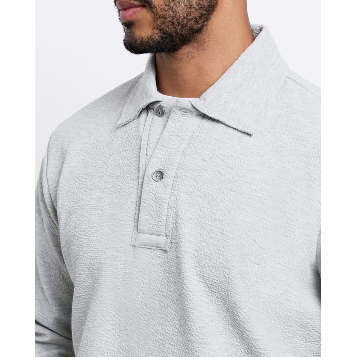 Polera Hombre Aaron Grey Fit Poly Htr