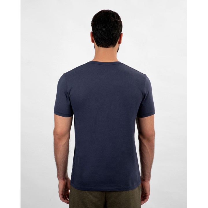 Pack de 3 polos Hombre Cuello Redondo Azul Oxford