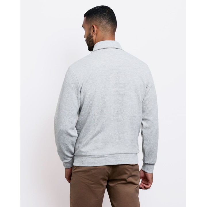 Polera Hombre Aaron Grey Fit Poly Htr