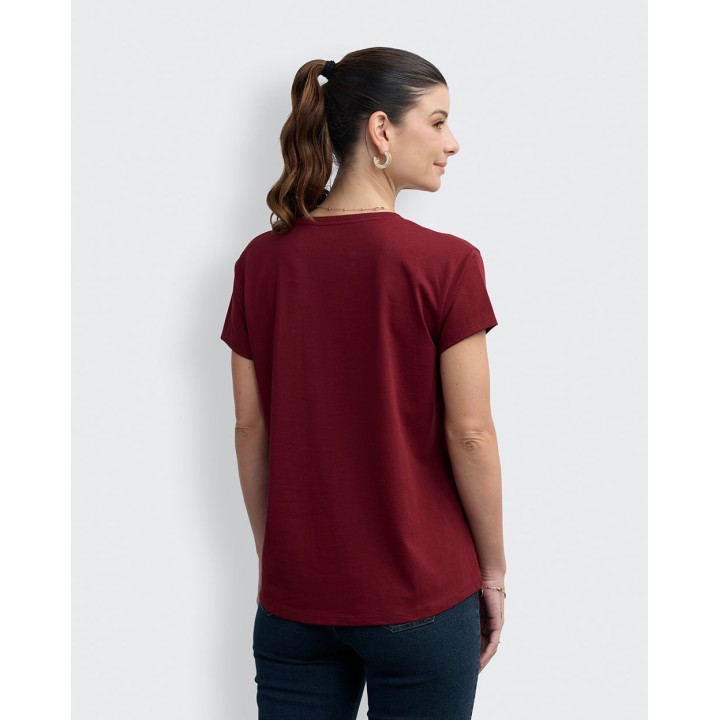 Polo Mujer Niza Guinda Taw