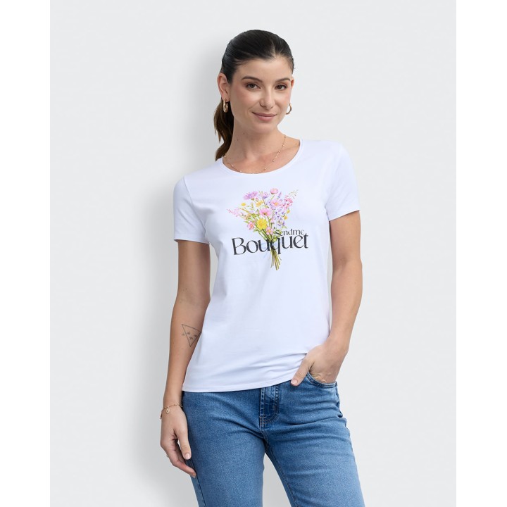Polo Mujer Romina Blanco Optico