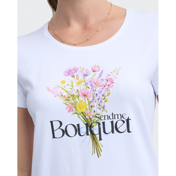 Polo Mujer Romina Blanco Optico