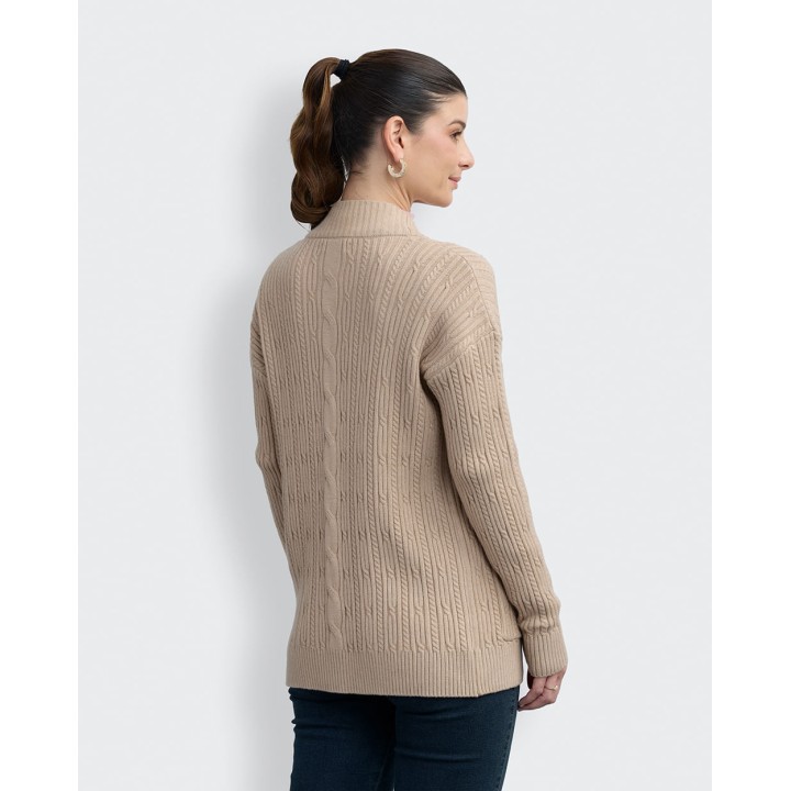 Capa Mujer Bridgit Beige Camello
