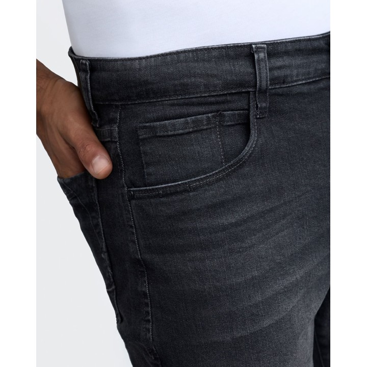 Bermuda Denim Hombre Konnor Stone Black