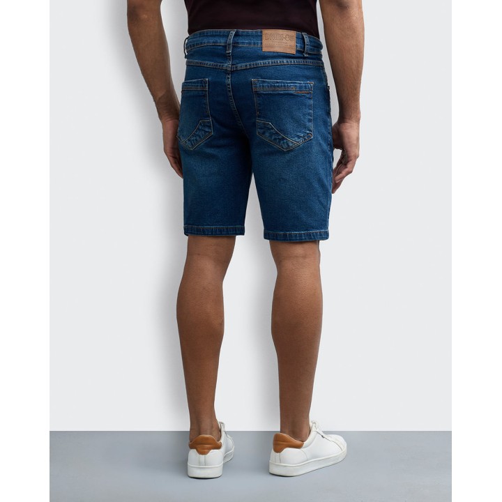 Bermuda Denim Hombre Arthur Smock Blue