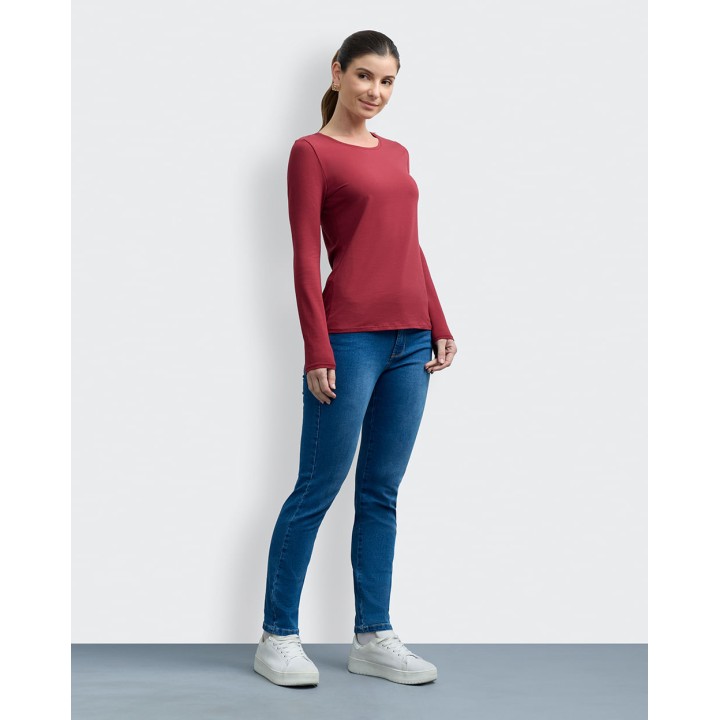 Polo Mujer Maricielo Core Rojo Garnet