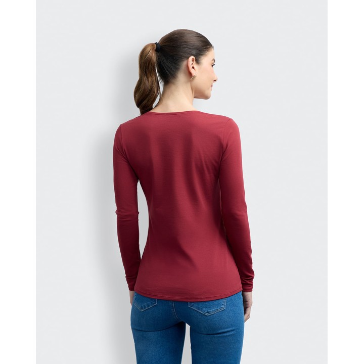 Polo Mujer Maricielo Core Rojo Garnet