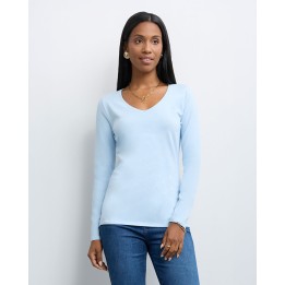 Polo Mujer Mariluna Core Celeste Pastel