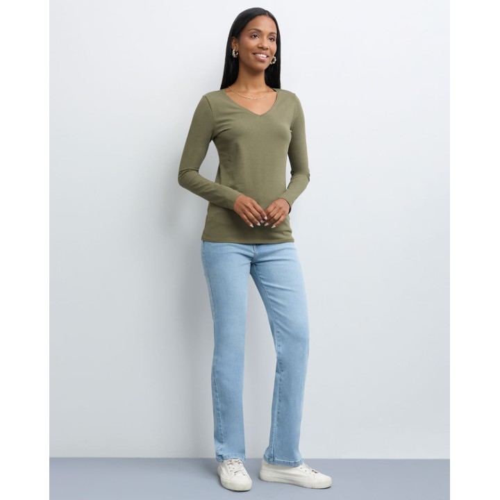 Polo Mujer Mariluna Core Verde Bronze
