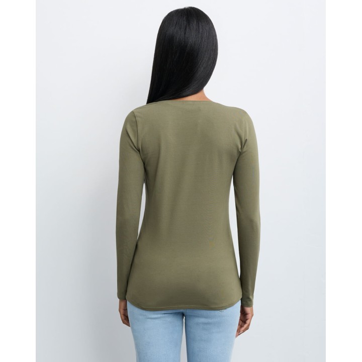 Polo Mujer Mariluna Core Verde Bronze