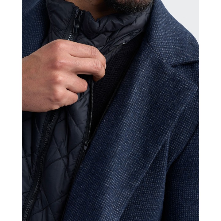 Abrigo Hombre Kent Azul Dutty