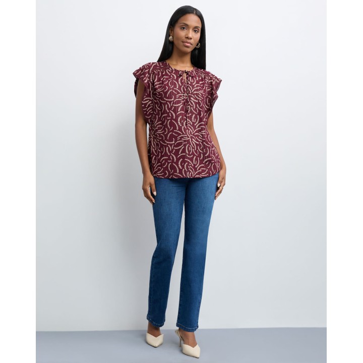 Blusa Mujer Vale Guinda Taw