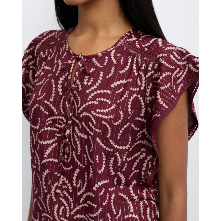 Blusa Mujer Vale Guinda Taw