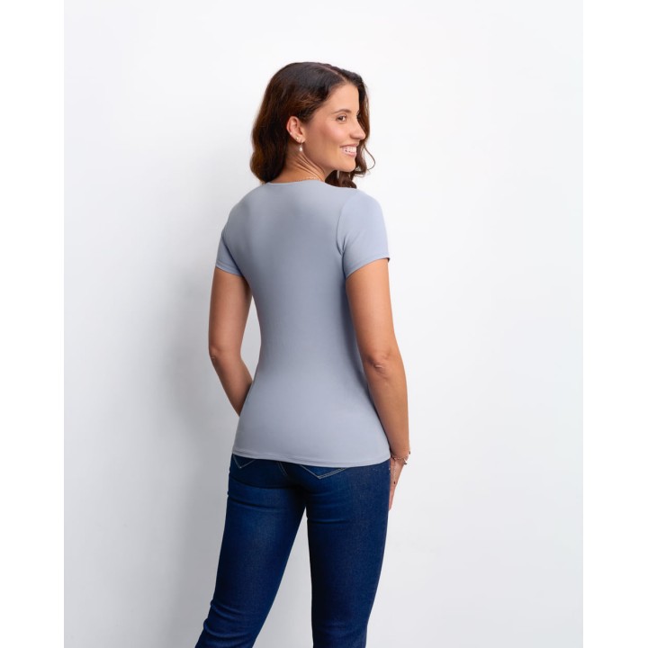 Polo Mujer Devora Core Celeste Cerulean