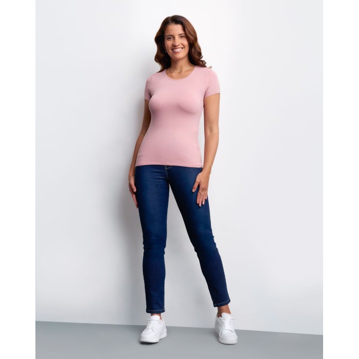 Polo Mujer Devora Core Rosa Bush