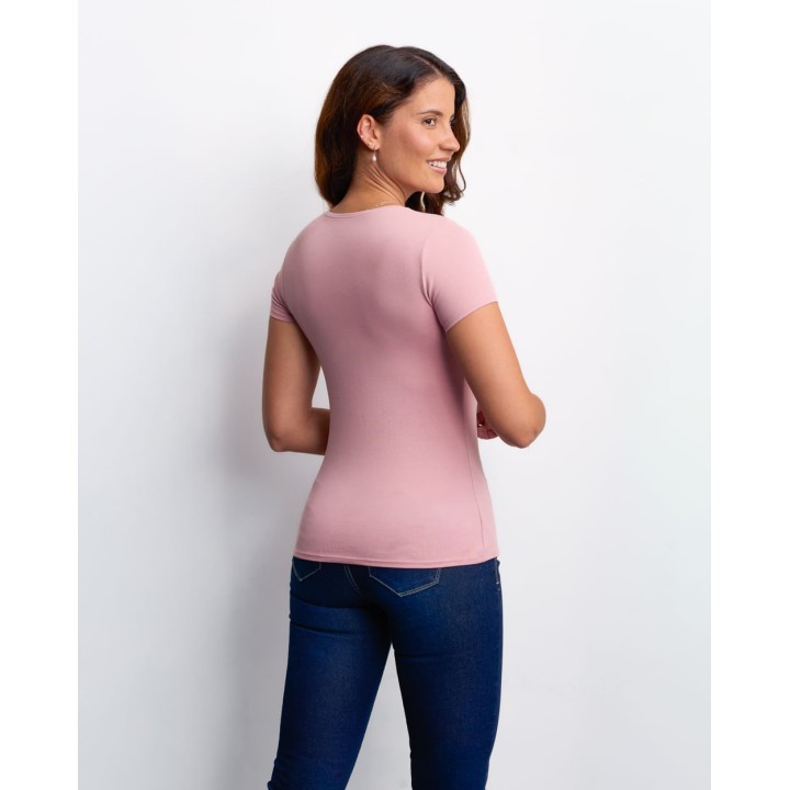 Polo Mujer Devora Core Rosa Bush