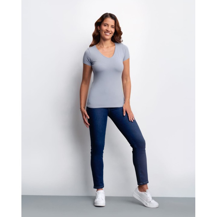 Polo Mujer Dora Core Celeste Cerulean